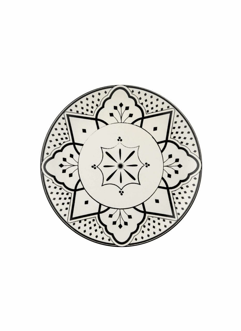 MAROC 6'LI PASTA TABAK DESEN2 21CM