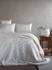 LOYAL EKRU ÇİFT KİŞİLİK BATTANİYE 220X240CM