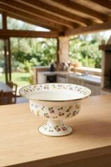 PETIT FLEUR COLLECTION EMAYE AYAKLI KASE/MEYVELİK 28CM