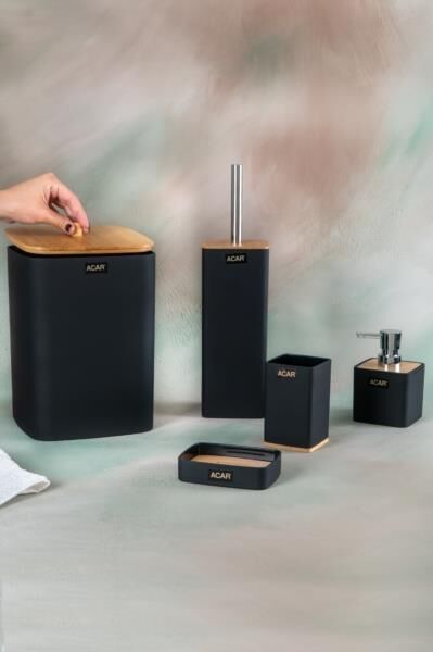 ARIA AKRİLİK 5'Lİ BANYO SETİ SİYAH