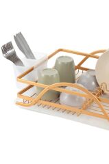 BIANKA ALÜMİNYUM PASLANMAZ BULAŞIKLIK GOLD 60X38X15CM