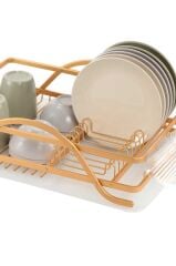 BIANKA ALÜMİNYUM PASLANMAZ BULAŞIKLIK GOLD 60X38X15CM