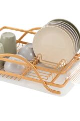 BIANKA ALÜMİNYUM PASLANMAZ BULAŞIKLIK GOLD 60X38X15CM