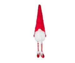 KIRMIZI OTURAN NOEL CÜCE DEKOR 56CM
