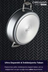 CİRCULON CAM KAPAKLI SIĞ TENCERE 24CM