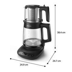 HD7360/00 PHILIPS 5000 SERIES AİLE BOYU ÇAY MAKİNESİ SİYAH