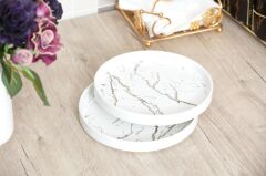 LENA MERMER BEYAZ SERVİS TABAK 20cm