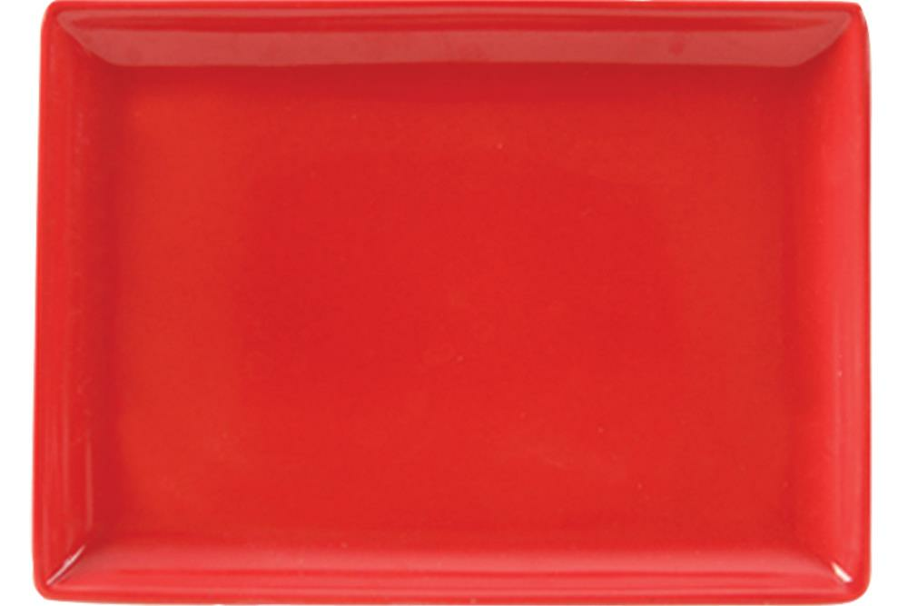 KIRMIZI KAHVALTI TABAK 18cm