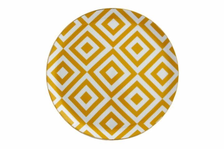 MOROCCO SARI DÜZ TABAK 24CM
