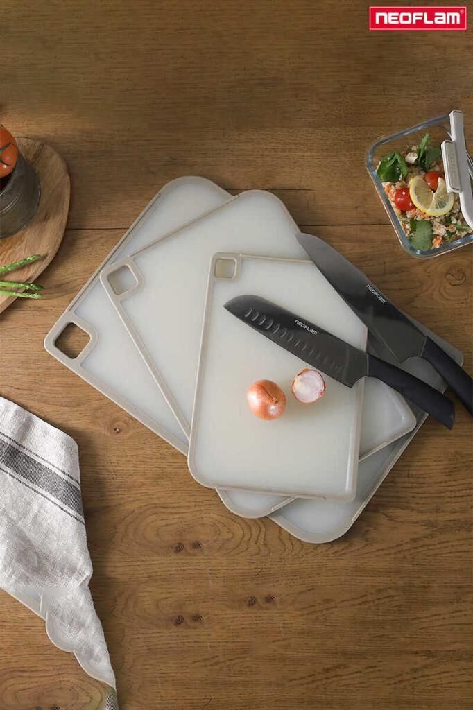 FİKA BEJ 3 PARÇA KESME TAHTASI SETİ