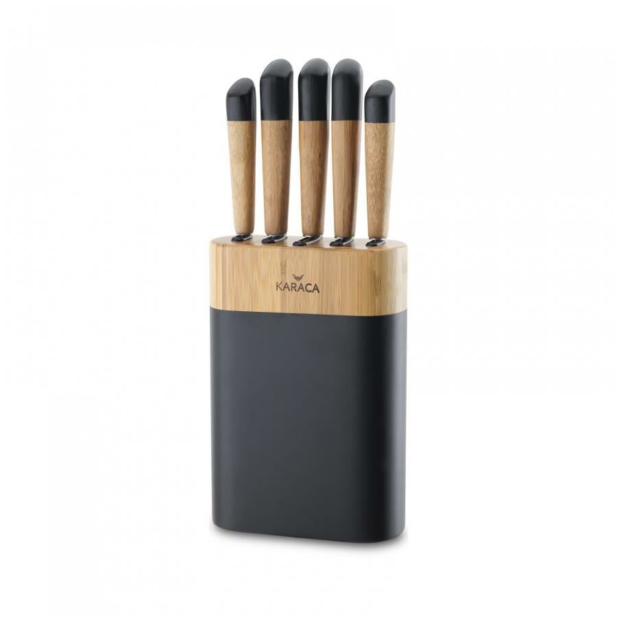 MAPLE BLACK 6 PARÇA BIÇAK SETİ