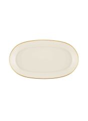 BASIC KREM 2'Lİ OVAL SERVİS TABAK 29CM
