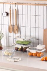 FİKA GLACE BEJ VAKUMLU SAKLAMA KABI 1200 ML