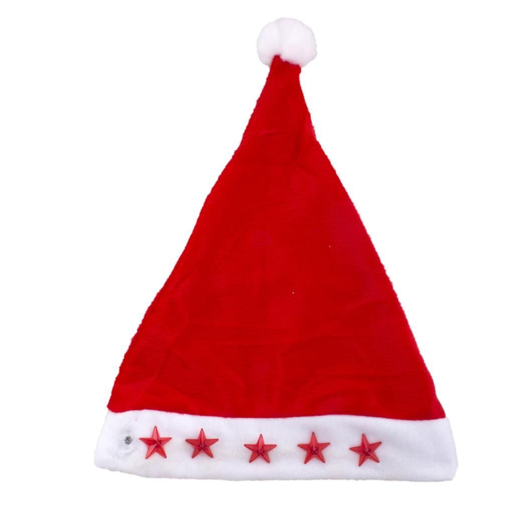 IŞIKLI YILBAŞI ŞAPKASI 27X39CM