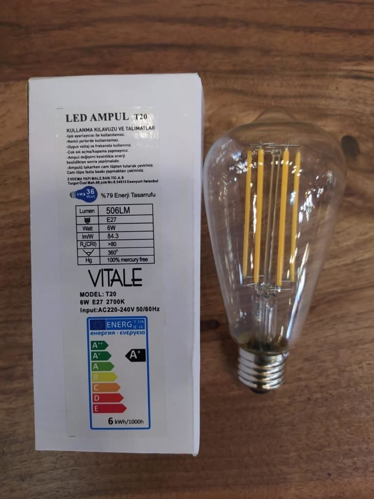 AMPÜL E27-2700K