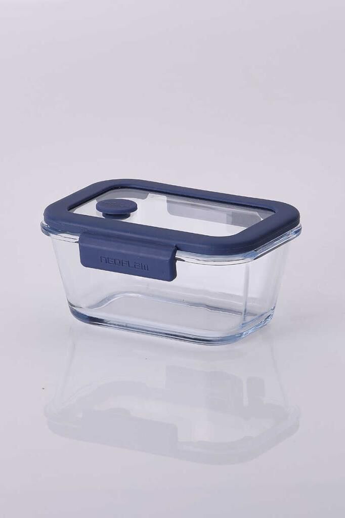 FİKA GLACE MAVİ VAKUMLU SAKLAMA KABI 460 ML