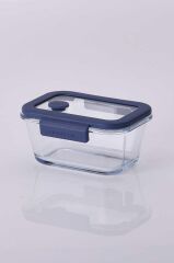 FİKA GLACE MAVİ VAKUMLU SAKLAMA KABI 460 ML