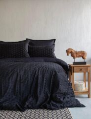 UNIQUE TOUCH TIMES BLACK ÇİFT KİŞİLİK NEVRESİM TAKIMI