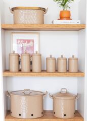 PRİZMA KARAMEL ÇAY ŞEKER KAHVE KAVANOZU 1,2LT