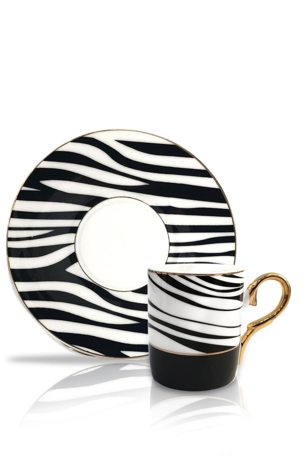 ZEBRA 6'LI TÜRK KAHVESİ FİNCANI