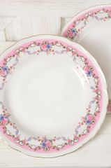 CERA PEMBE 6'LI SERVİS TABAK 28cm
