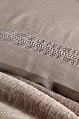 PARIS BEIGE ÇİFT KİŞİLİK NEVRESİM&YATAK ÖRTÜSÜ SET