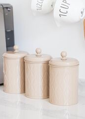 PRİZMA KARAMEL ÇAY ŞEKER KAHVE KAVANOZU 1LT