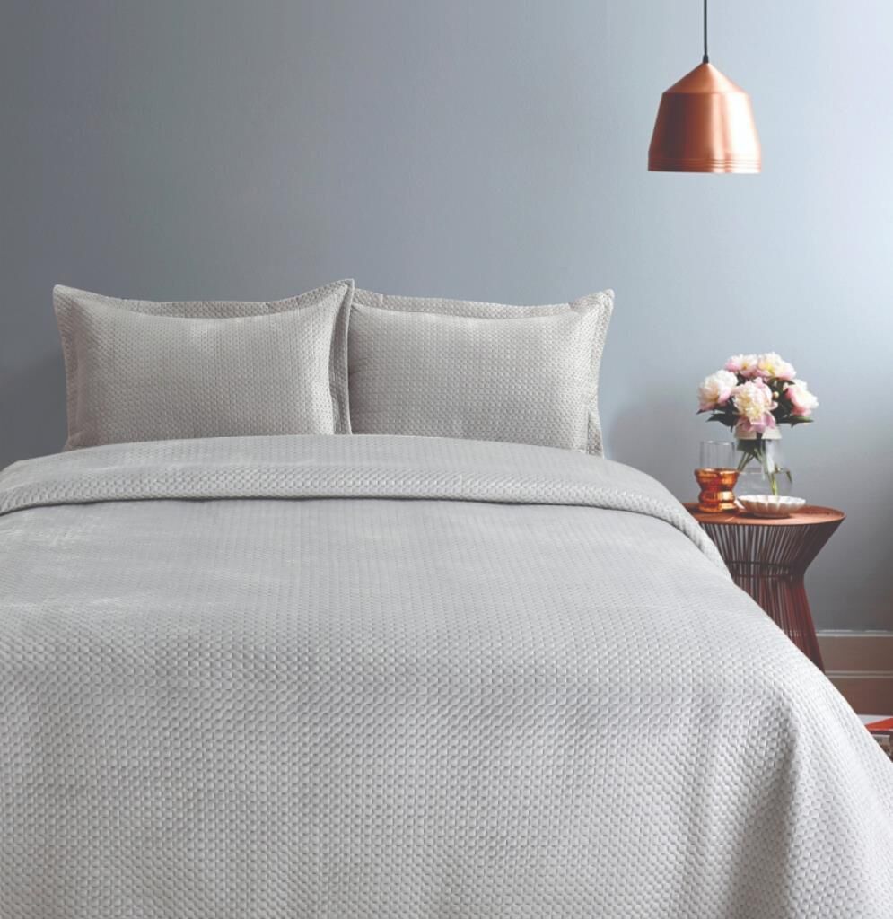 SCALA ÇİFT KİŞİLİK YATAK ÖRTÜSÜ GRİ