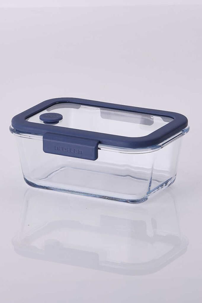 FİKA GLACE MAVİ VAKUMLU SAKLAMA KABI 800 ML