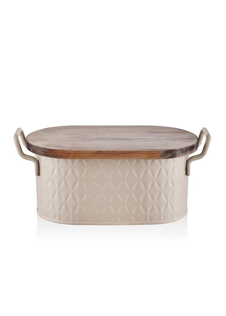 PRİZMA KARAMEL EKMEK SAKLAMA KABI 40X22X18CM