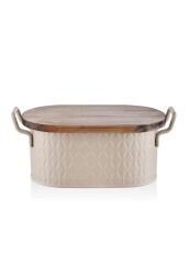 PRİZMA KARAMEL EKMEK SAKLAMA KABI 40X22X18CM