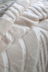 DECENT ECRU ÇİFT KİŞİLİK BATTANİYE 220X240CM