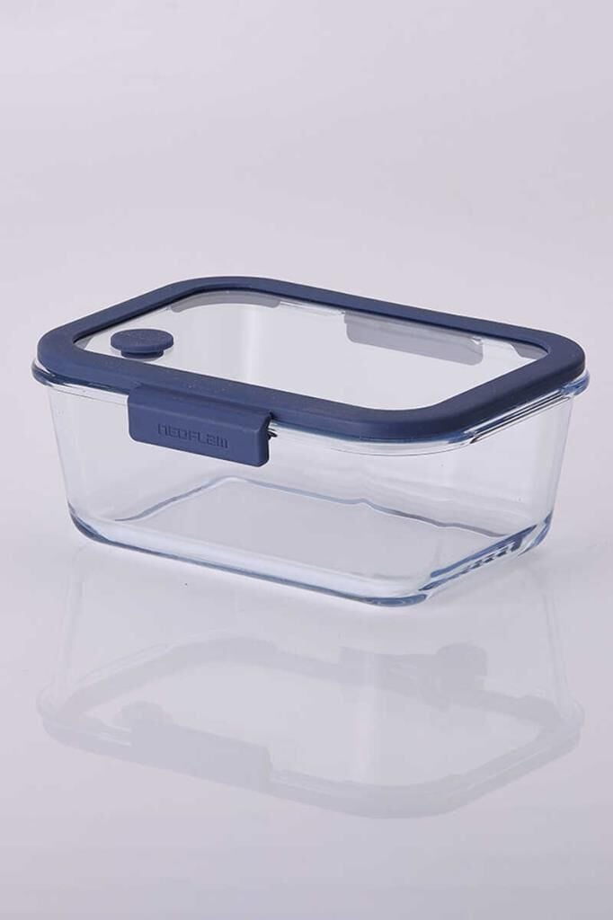 FİKA GLACE MAVİ VAKUMLU SAKLAMA KABI 1900 ML