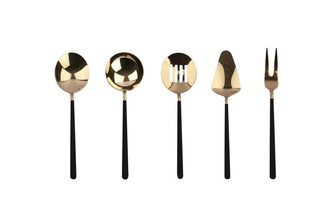 ALLEGRA GOLD BLACK 5 PARÇA SOS SERVİS SETİ