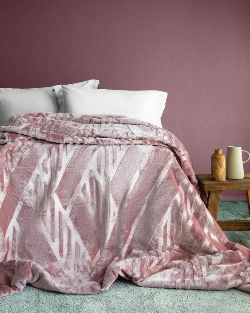 DECENT BLUSH ÇİFT KİŞİLİK BATTANİYE 220X240CM