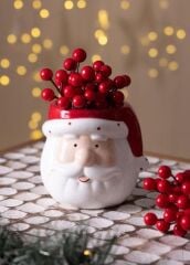 YILBAŞI KURABİYE KAVANOZU/KASE 12X11X11CM