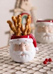 YILBAŞI KURABİYE KAVANOZU/KASE 12X11X11CM