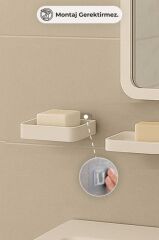 MOLIETTE YAPIŞKANLI KATI SABUNLUK BEYAZ