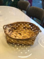 AHŞAP HASIR YUVARLAK 3 PARÇA SEPET