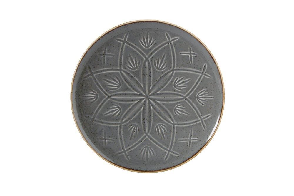 CHRİSTİNA KOYU GRİ PASTA TABAK 21CM