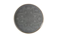 CHRİSTİNA KOYU GRİ PASTA TABAK 21CM