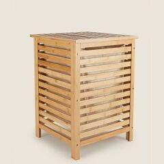 BAMBU ÇAMAŞIR SEPETİ 40X40X57CM