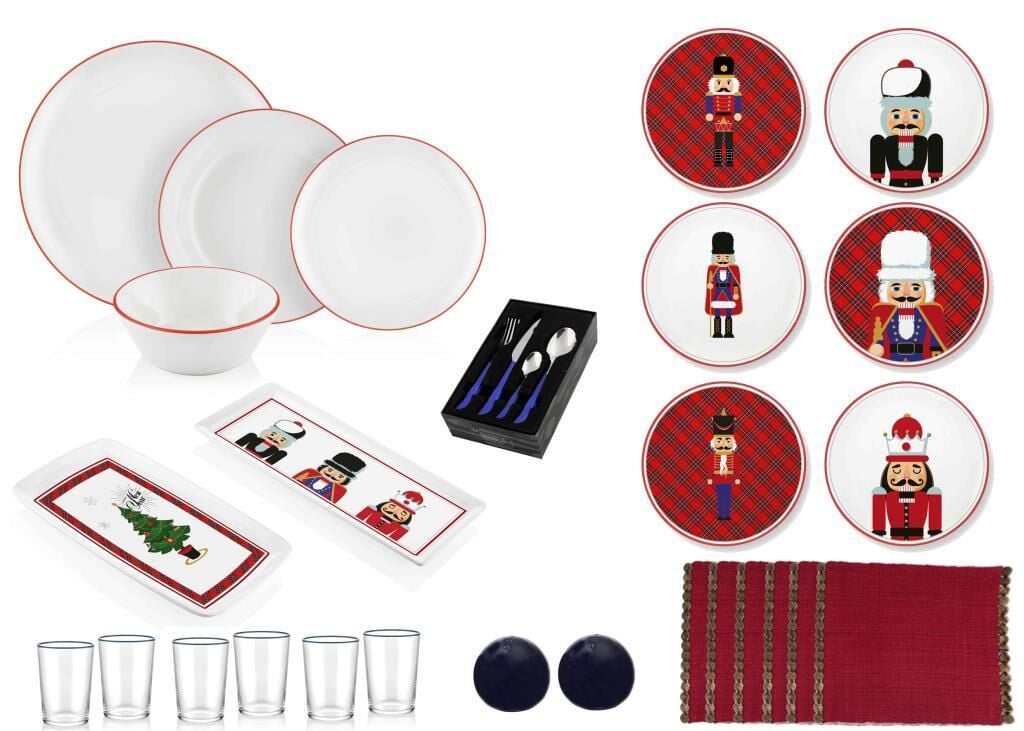 YILBAŞI SOFRA/YEMEK TAKIMI 6 KİŞİLİK 70 PARÇA