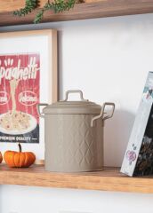 PRİZMA KARAMEL TEZGAH ÇÖP KOVASI 4LT