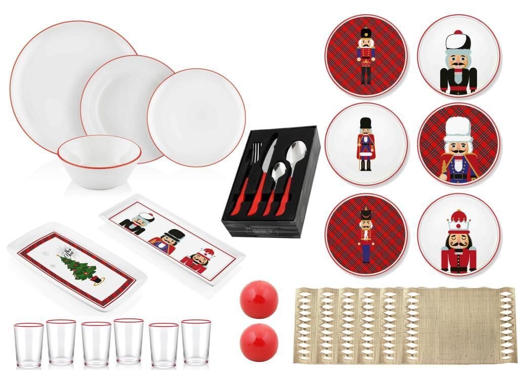 YILBAŞI SOFRA/YEMEK TAKIMI 6 KİŞİLİK 70 PARÇA