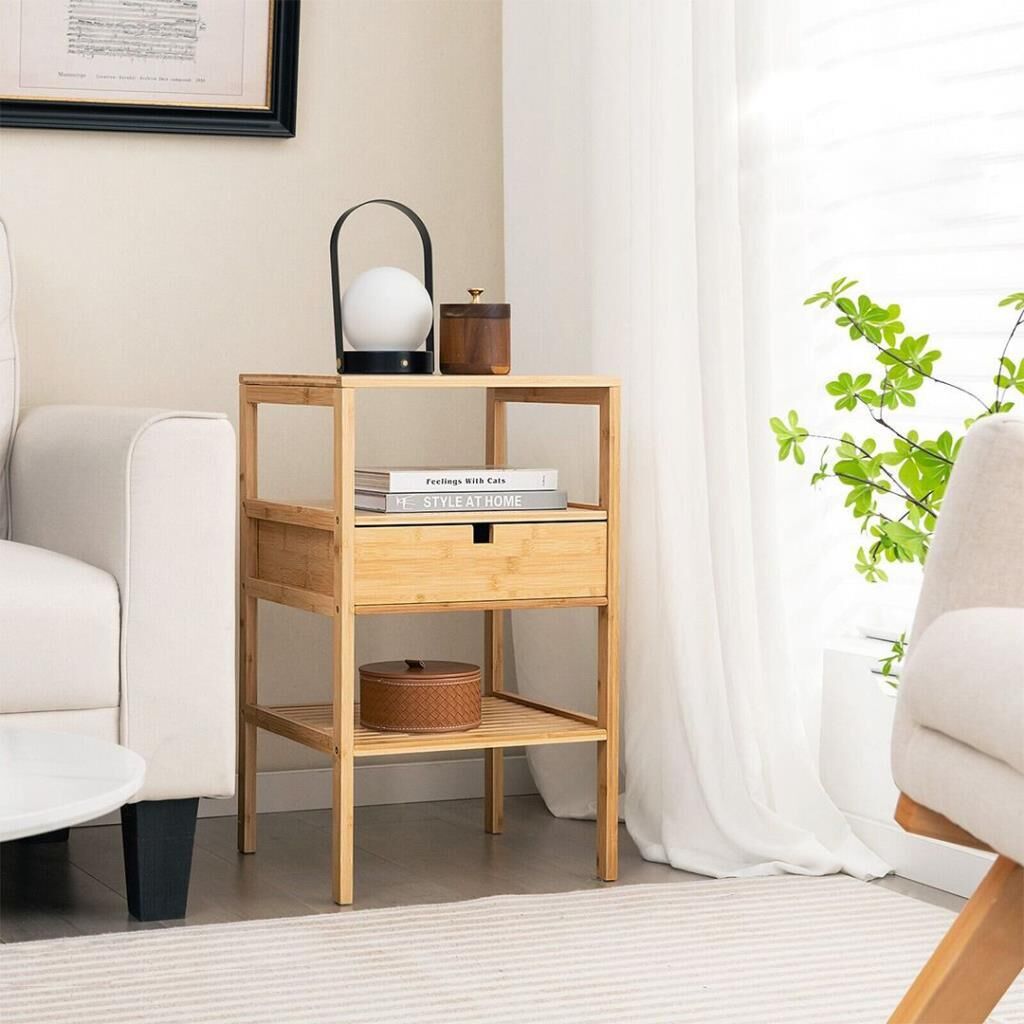 BAMBU KOMODİN 40X40X67CM