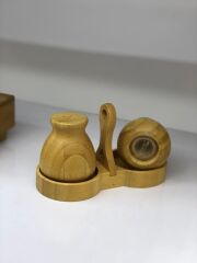 BAMBU STANDLI TUZLUK BİBERLİK SETİ