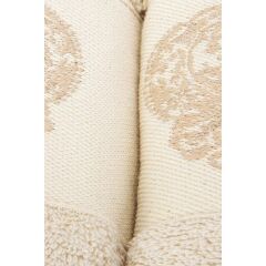 TRELLA DANTELLİ KREM KREM HAMAM SETİ