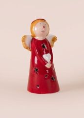 DEKORATİF YILBAŞI SÜSÜ LED IŞIKLI MELEK 8X6X14CM