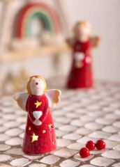 DEKORATİF YILBAŞI SÜSÜ LED IŞIKLI MELEK 8X6X14CM